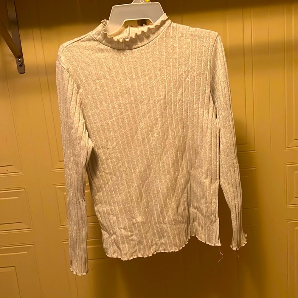 Charlotte rouse 1x fitted sparkly undershirt